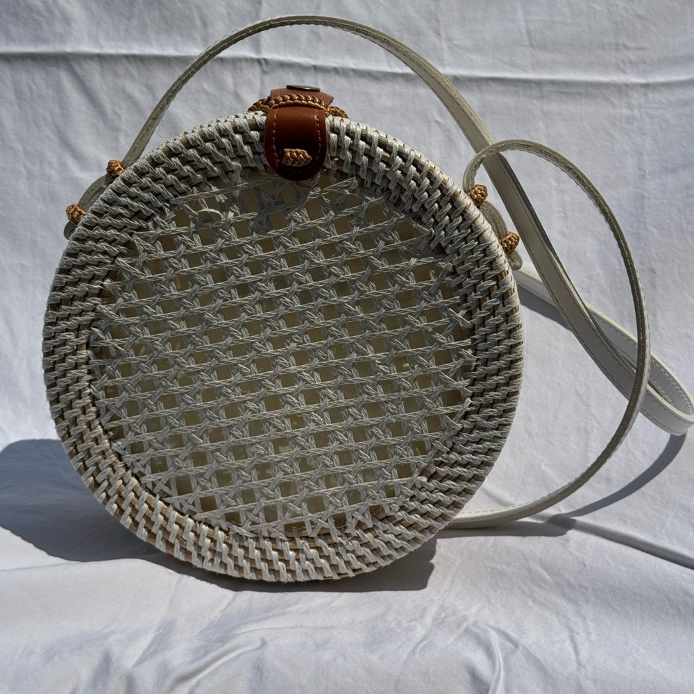 Anthropologie Wicker Purse - Picture 3 of 10
